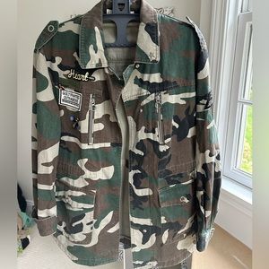 MANGO camo jacket
